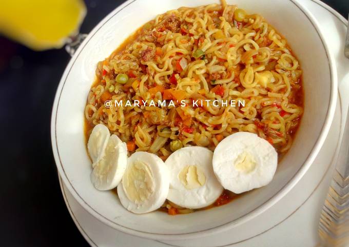 Supreme Sexy Noodles😂😂 Recipe By Maryamas Kitchen Cookpad