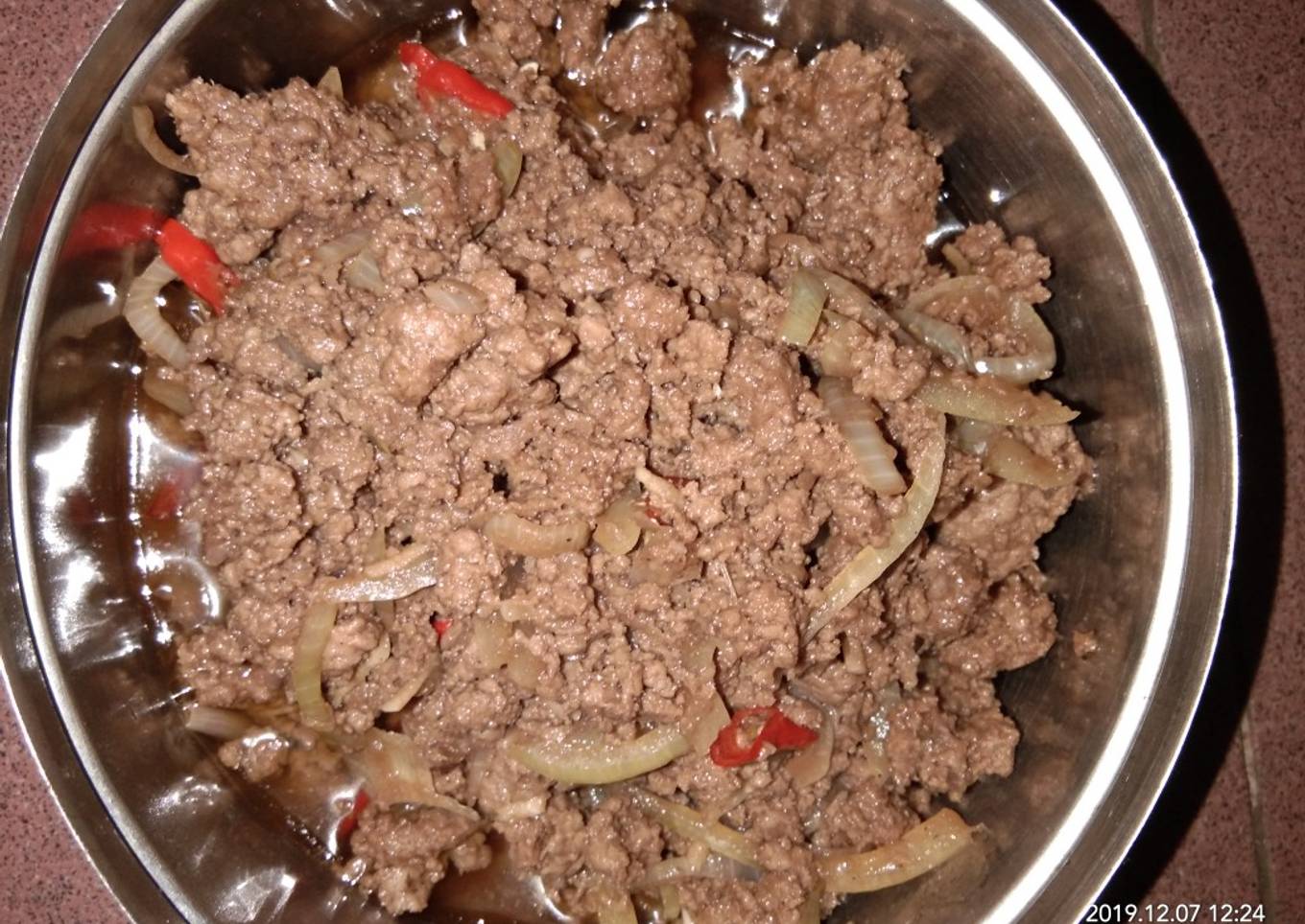 Daging Cincang Teriyaki