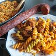 Paste vegetale cu chorizo și spanac!