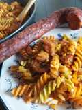 Paste vegetale cu chorizo și spanac!
