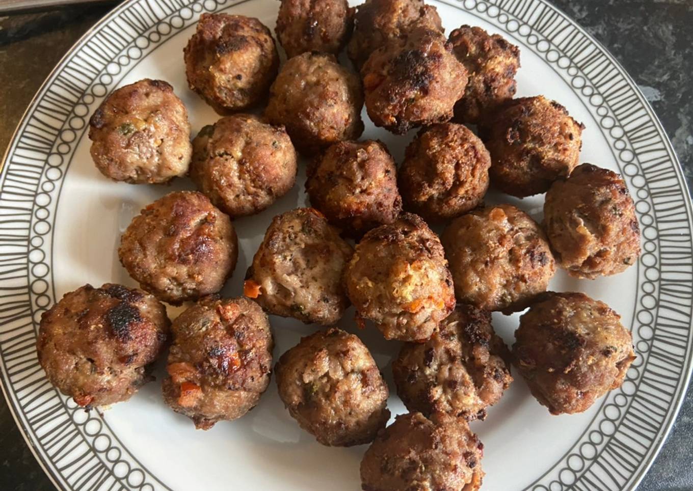 Greek meatballs (keftedakia)