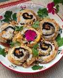 Bóng bì cuộn hấp nước tương