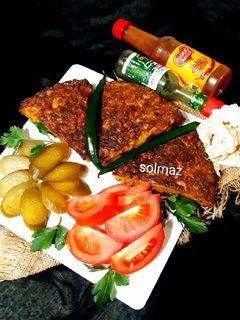 عکسی از دستور کوکو کلم قمری solmaz