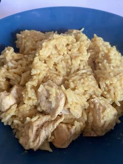 Una foto de Pollito al curry