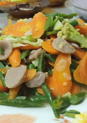 Foto resep 🌹Capcay Bakso Segar