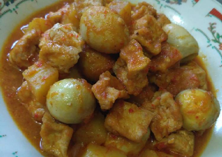 Balado Tahu, Kentang dan Puyuh