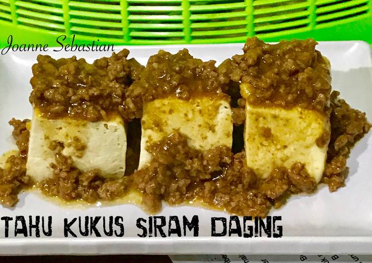 Tahu Kukus Siram Daging