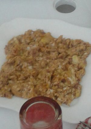 صورة لوصفة شكشوكة البيض والبصل