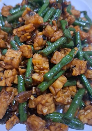 Foto resep Tumis Tempe Kacang Panjang