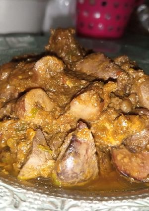 Foto resep Oseng Ati Ampela Mercon