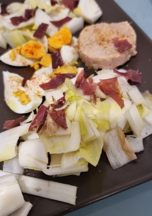 Una foto de Ensalada de endivias al estilo de Juan