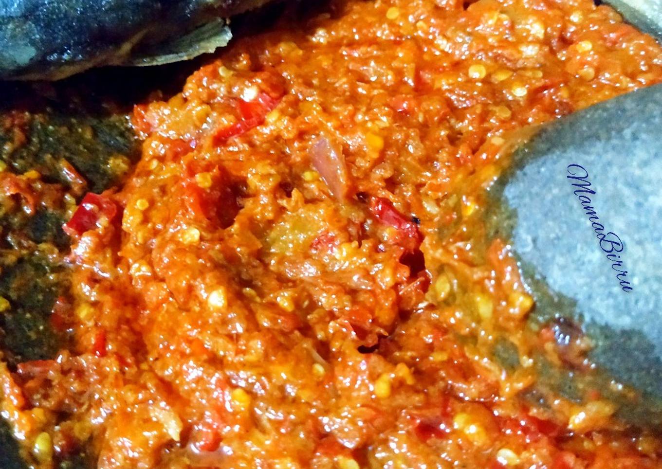 Sambal Pecel Lele Enak Sedap