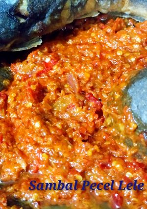 Foto resep Sambal Pecel Lele Enak Sedap