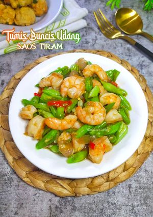 Foto resep Tumis Buncis Udang Saos Tiram