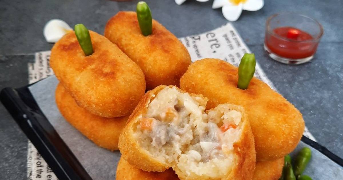 Resep Kroket Kentang Isi Daging Oleh Ibu Malka Cookpad