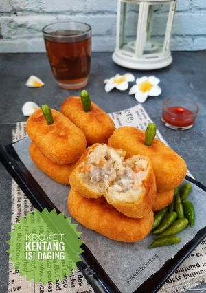 Foto resep Kroket kentang isi daging