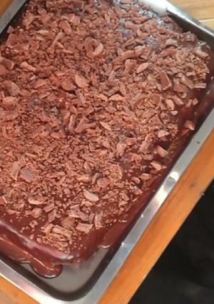 صورة لوصفة كيكة الشوكلاه