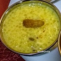 A picture of Sabudana Halwa.