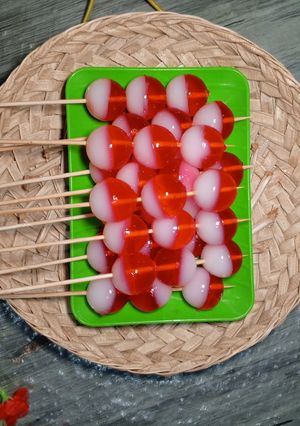 Foto resep Jelly Ball Merah Putih