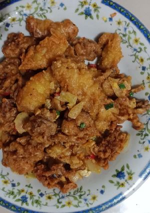 Foto resep Cumi goreng telur asin