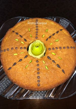 عکسی از دستور کیک وانیلی