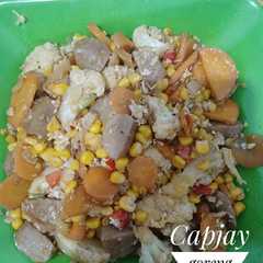 รูปของ Capjay goreng pentol ala igas