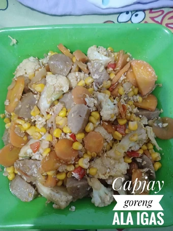 Cara Mudah Menyiapkan Resep Capjay goreng pentol ala igas yang Bikin Ngiler Anti Ribet, Menggugah Selera