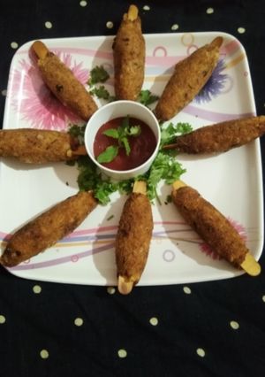 साबूदाने के मजेदार कबाब (Sabudana ke majedar kabab recipe in hindi) रेसिपी मुख्य फोटो