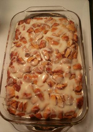 A picture of Cinnamon Roll French Toast Bake.