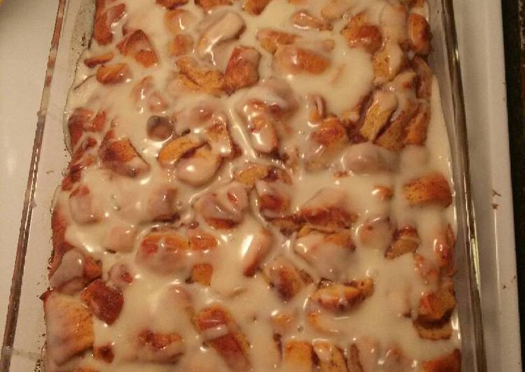 Steps to Make Super Quick Homemade Cinnamon Roll French Toast Bake