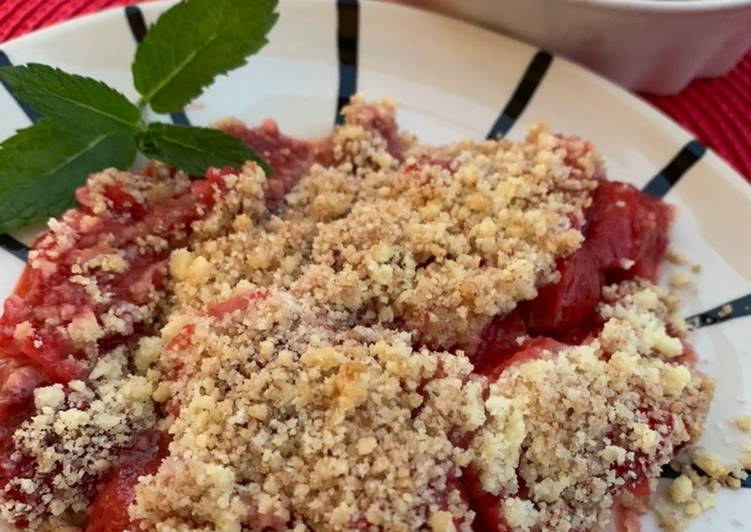 Crumble aux fraises