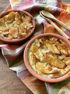 A picture of ☆Apple Bread Pudding Gratin☆.