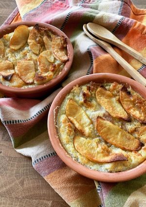 A picture of ☆Apple Bread Pudding Gratin☆.