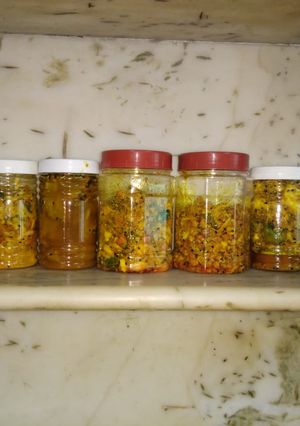 A picture of Sweet mango pickle.