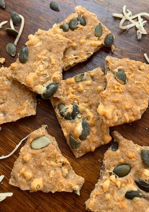 Une photo de ☆Crackers Graines de Courges et Emmental☆