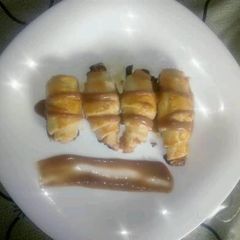 Choco 'puff' rolls A picture of Choco 'puff' rolls.