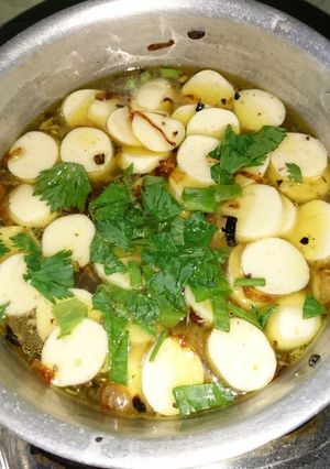 Foto resep Sop bakso ikan