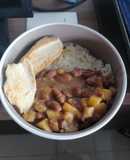 Frijoles o porotos con un toque especial