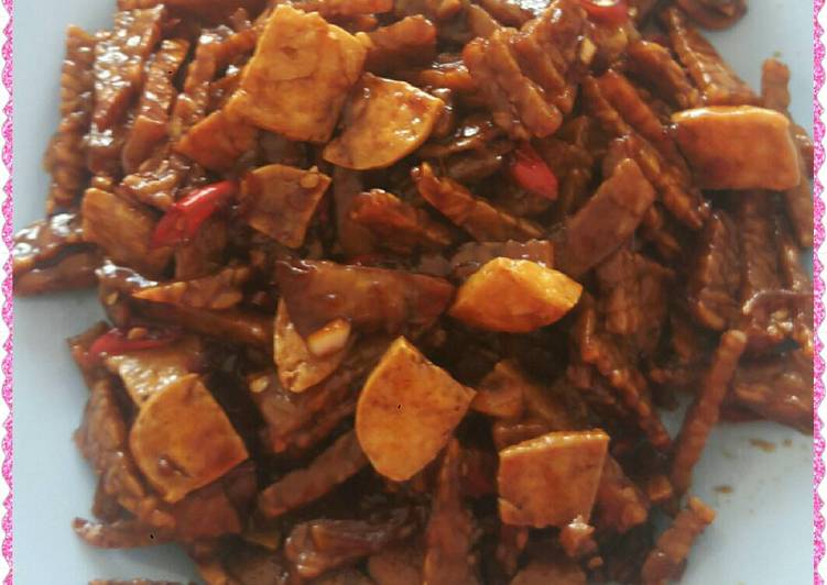 Tahu Tempe Orek Kering