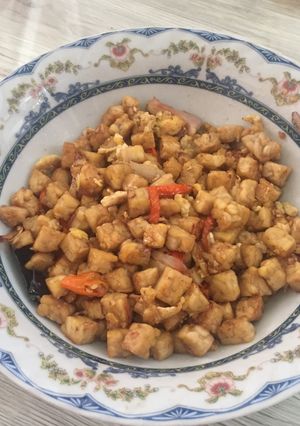 Foto resep Oseng orak arik temlur (tempe & telur)