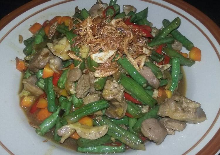 Resep Tumis kacang ati ampela yang mudah