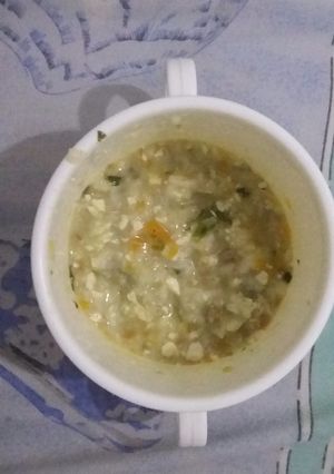 Foto resep Bubur sop komplit mpasi 9m