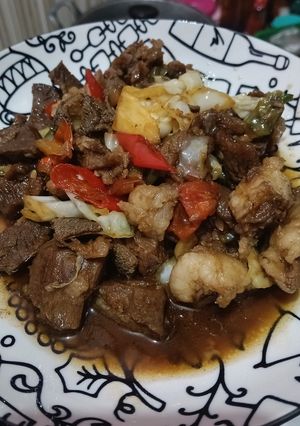 Foto resep Oseng daging kambing (daging kurban)