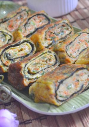Foto resep Resep Gyeran Mari (Korean Rolled Omelette) Alias Telur Dadar Gulung