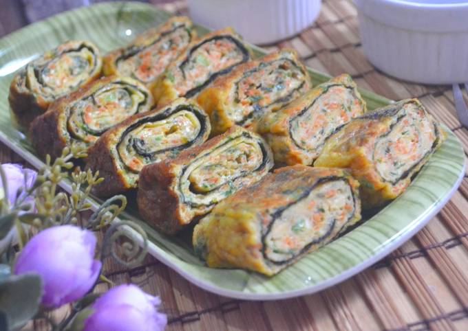 Resep Gyeran Mari (Korean Rolled Omelette) Alias Telur Dadar Gulung