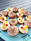 Cup cake fleur d'oranger et crème de marrons