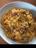 Arroz con Salchichas