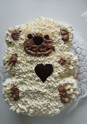 O poză a rețetei Tort ursuleț 🐻(cu două blaturi și două creme).