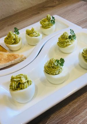 Avokádós tojás ☀️reggeli/előétel☀️ recept fotója