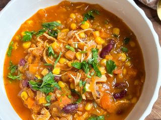 One Pot Autumn Chili Soup